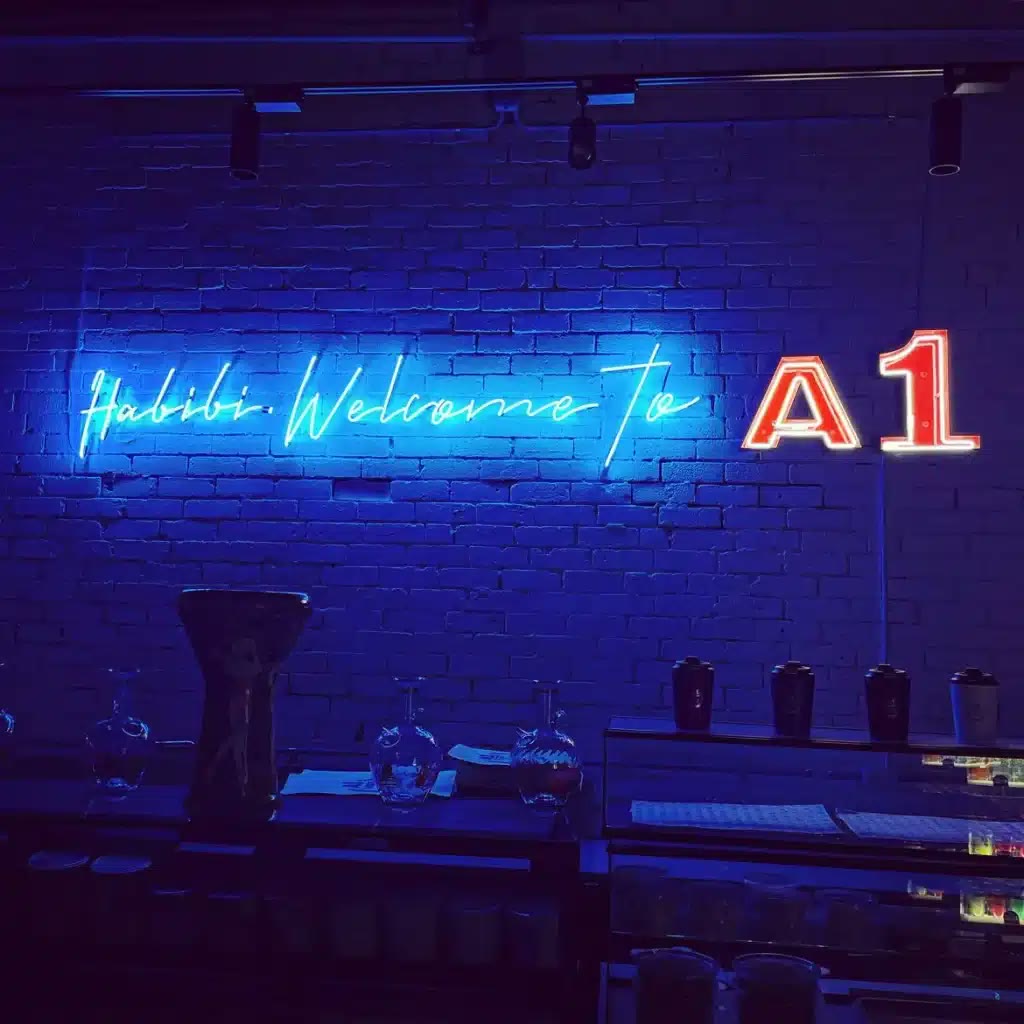 A1 Habibi — Custom Neon Feature Sign — Melbourne, Melbourne